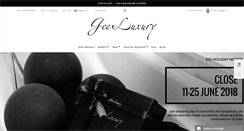 Desktop Screenshot of geeluxury.com